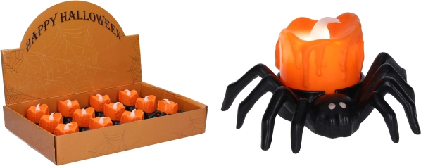 halloween svetleči pajek dekoracija