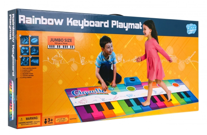 Velika Glasbena Podloga Super Barvit Klaviaturni Instrument