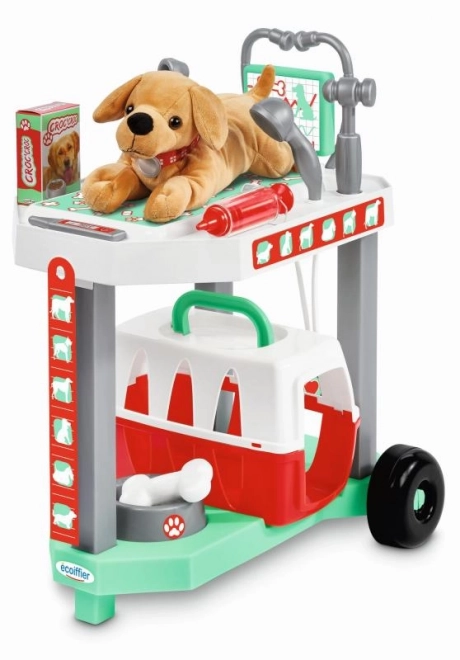 Veterinarski voziček s kužkom