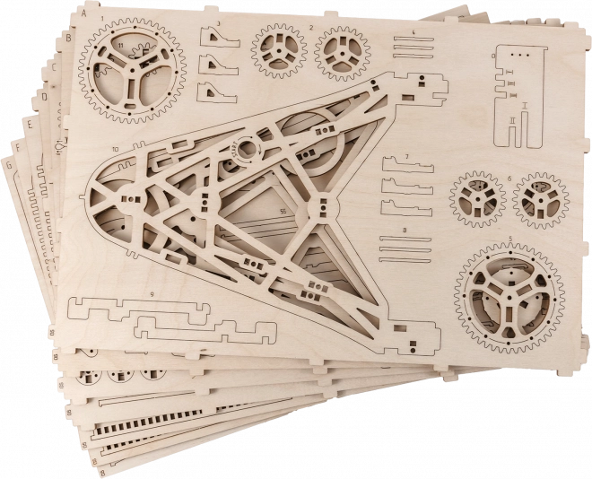 WOODEN CITY 3D sestavljanka Mlin 222 delov