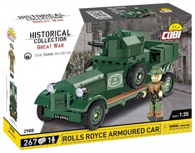 Kocke Zgodovinska Kolekcija Rolls-Royce Oklepno Vozilo 1920 Vzorec Mk I