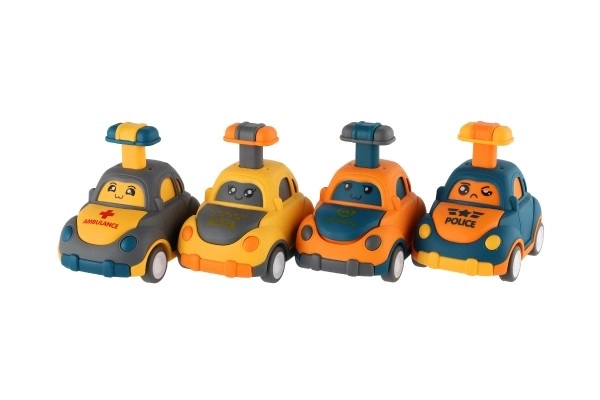 Plastičen avto na vztrajnik 9 cm - 4 vrste