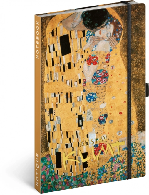 NOTIQUE Beležnice Gustav Klimt, črtasta, 13 x 21 cm