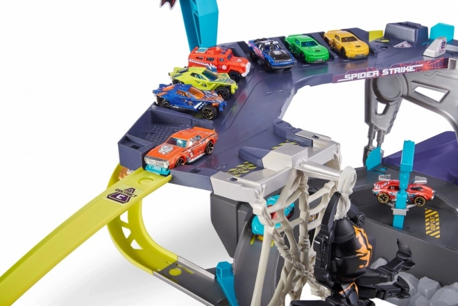 Steza za avtomobile ZURU Metal Machines: Napad Pajka