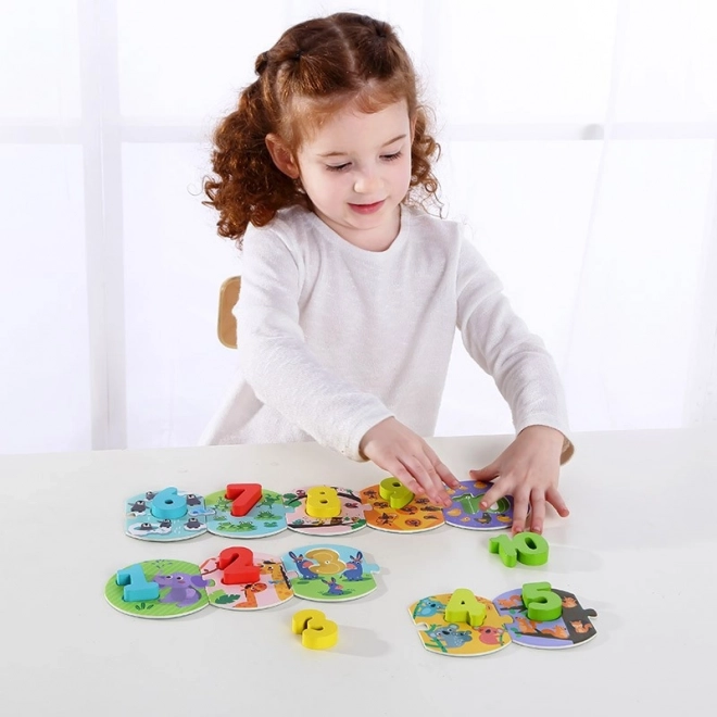 Izobraževalna sestavljanka Montessori Tooky Toy