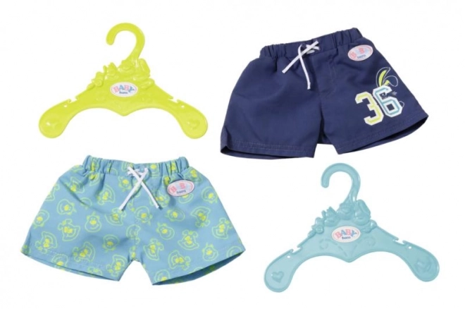 Baby born poletne plažne kratke hlače modre