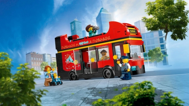 LEGO Mesto 60407 Rdeči dvonadstropni izletniški avtobus