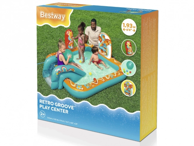Bestway Retro Groove napihljivo igralno središče