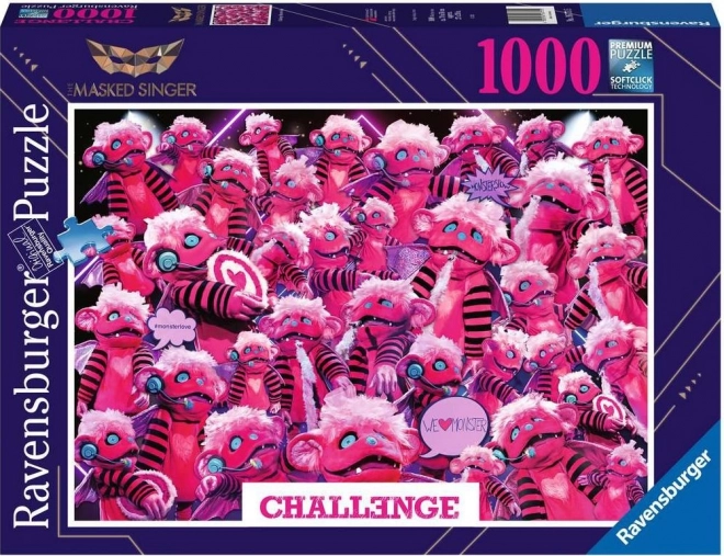 Ravensburger sestavljanka Masked Singer z pošastjo 1000 kosov