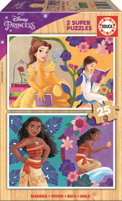 Educa lesene sestavljanke Disney princese 25 kosov