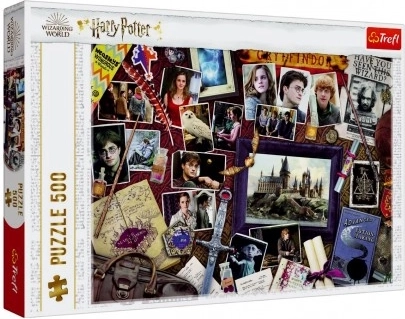 Sestavljanka Harry Potter 500 kosov Spomeniki iz Bradavičarke Trefl