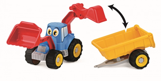 Androni Veselý traktor z vleko - 55 cm
