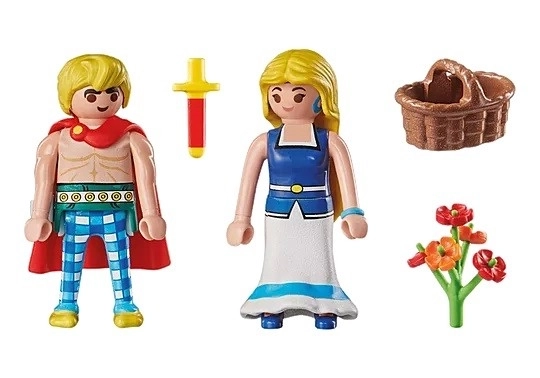 Set Asterix Tragikomik in Falbala