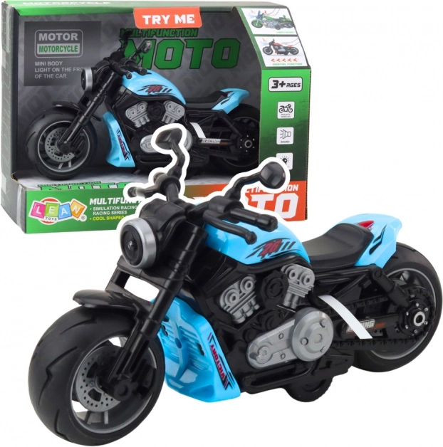 Moder otroški motocikel z LED lučmi in zvoki