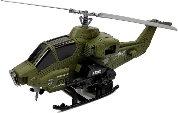 Frikcijski helikopter z vrtljivimi rotorji