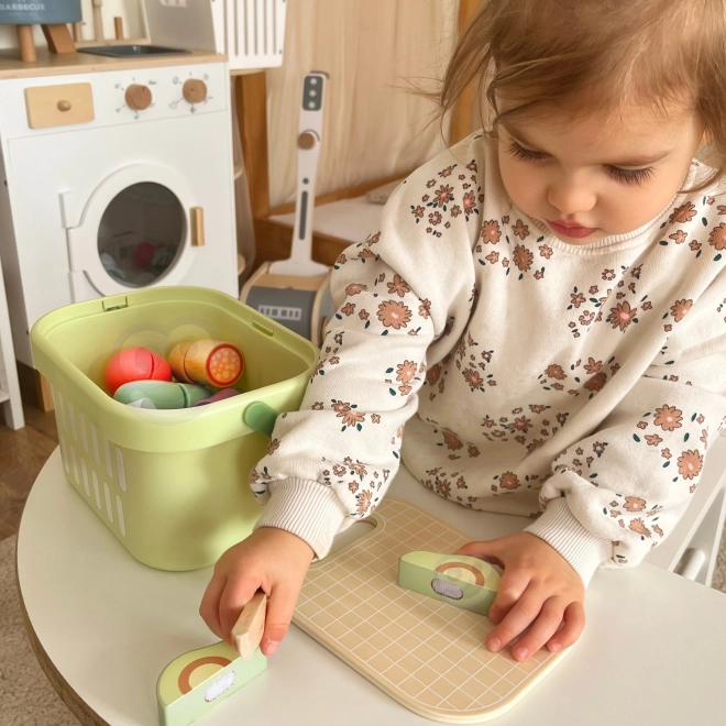 Leseni sklop za rezanje hrane Tooky Toy