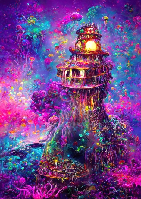 Enjoy puzzle Podvodni svetilnik 1000 kosov