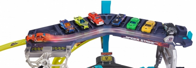 Steza za avtomobile ZURU Metal Machines: Napad Pajka