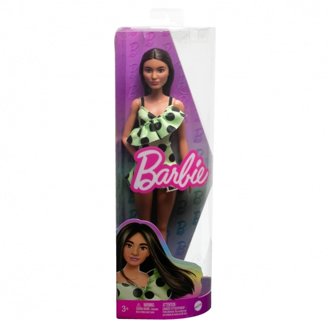 Barbie Fashionistas lutka v pikčastem kombinezonu