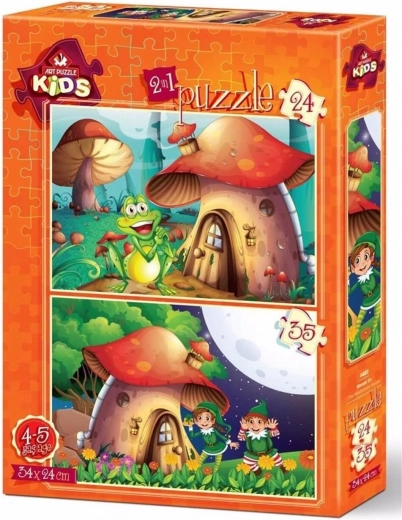 Sestavljanka Hiška Goba 24 in 35 koščkov – ART PUZZLE