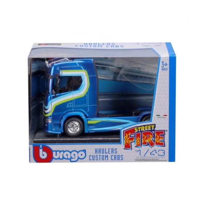 Bburago 1:43 Prevozniki Prilagojene Kabine Scania 770S – Moder