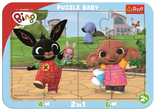 Otroški puzzle TREFL Bing se igra 2v1