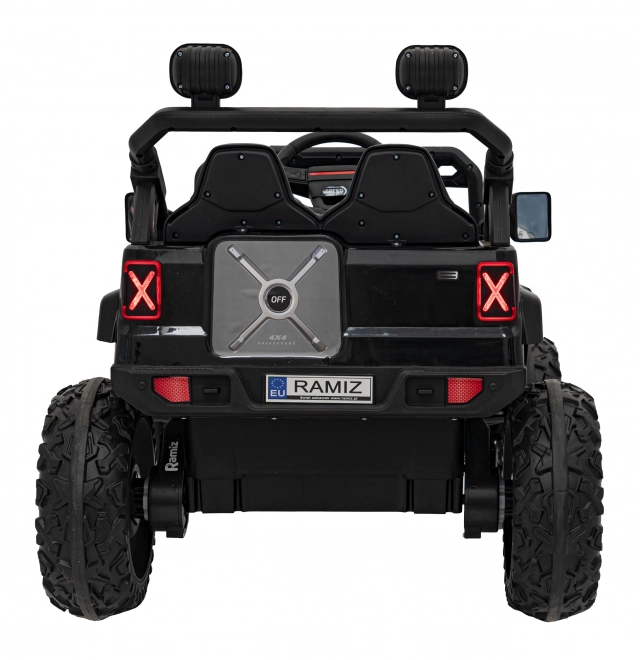 Otroški električni avto off-road črne barve