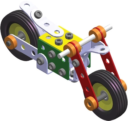 Merkur 011 Motorno kolo - 222 delov