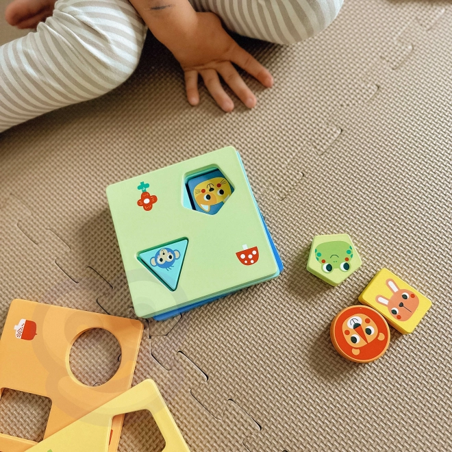 Montessori sestavljanka oblike in barve z živalcami