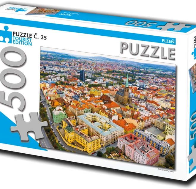 Sestavljanka Plzeň 500 kosov turistična izdaja
