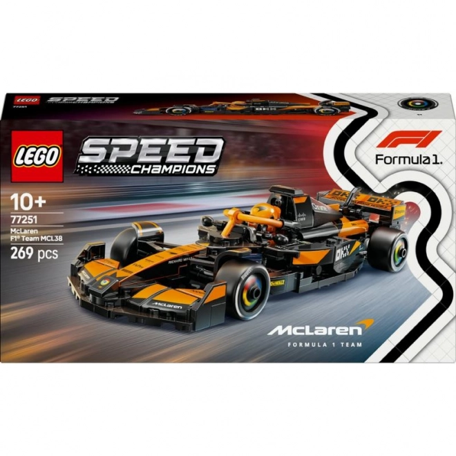 LEGO® Speed Champions 77251 McLaren F1® Team MCL38 dirkalni avtomobil