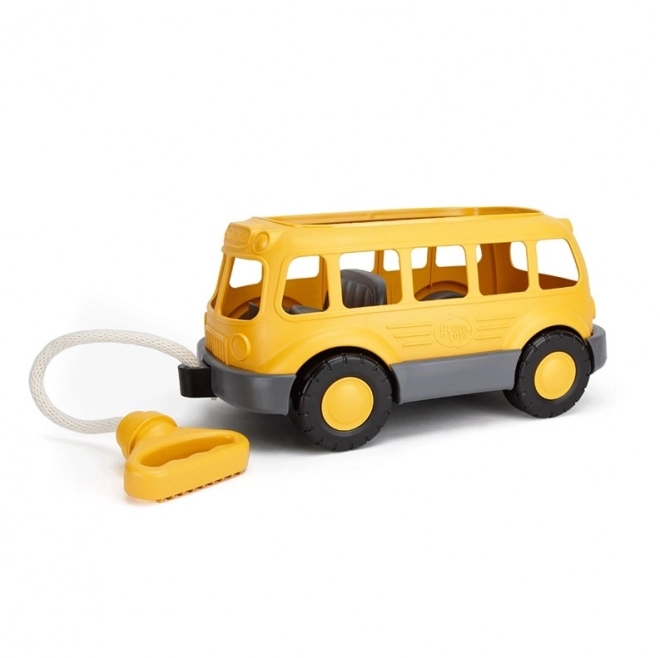 Green Toys vlečna šolski avtobus
