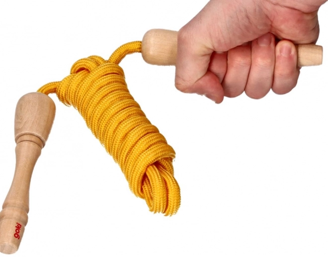 Goki preskakovalna vrv s lesenimi ročaji 240 cm