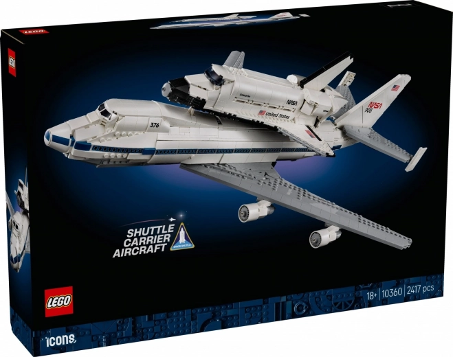 LEGO Icons NASA Shuttle Carrier – Boeing 747 z raketoplanom Enterprise
