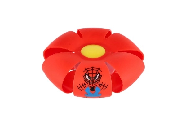 Ploska žoga - Vrzi disk, ulovi žogo! plast 8cm 4 barve 12kos v škatli