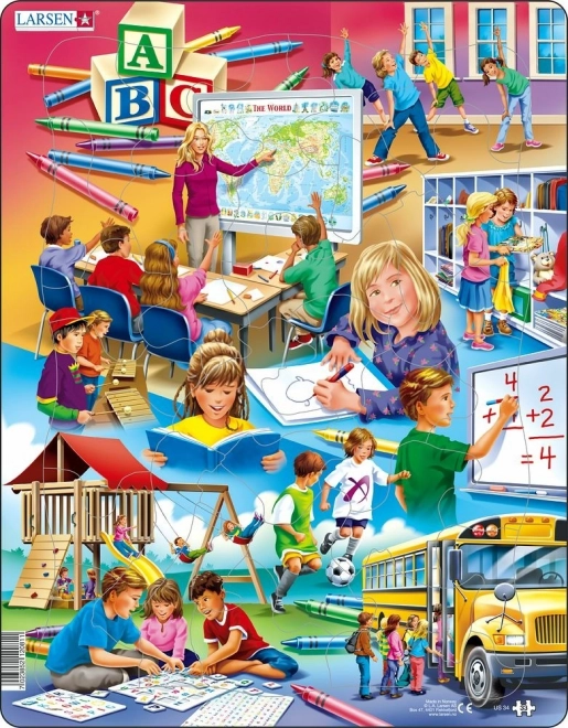 LARSEN puzzle Šola 33 kosov