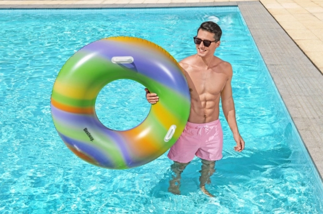 Mavrični plavalni obroč Bestway Rainbow