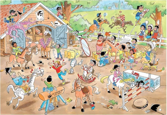 JUMBO sestavljanka JvH Junior 12: Jezde61ka 61ola 360 kosov