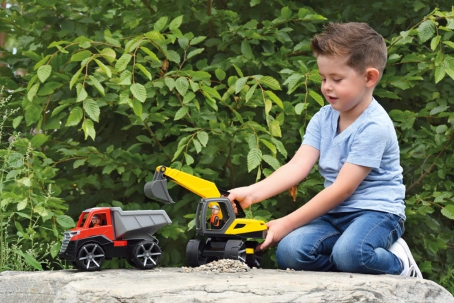 Auto Truxx 2 tovorni prekucnik plast 26cm s figuro 27x15x16cm 24m+