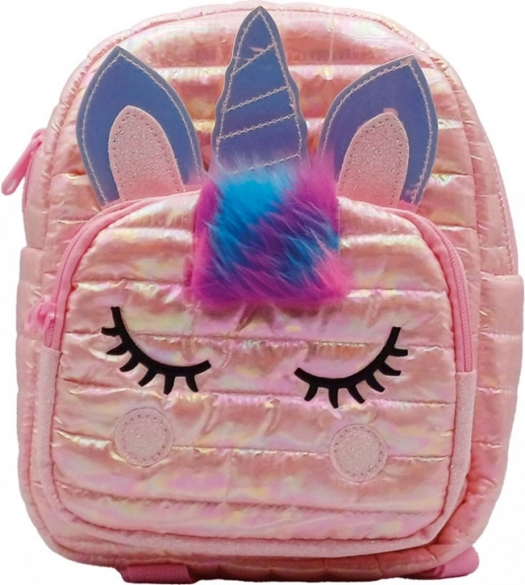 Nahrbtnik Puffy Unicorn rožnat