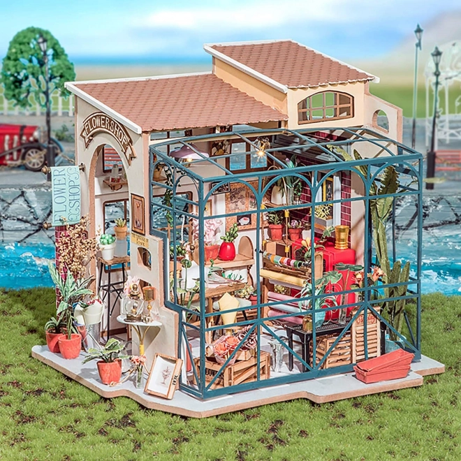 Cvetličarna Emily - DIY miniaturna hišica