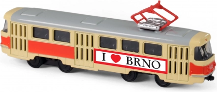 Kovinski retro tramvaj BRNO 16 cm 1:87