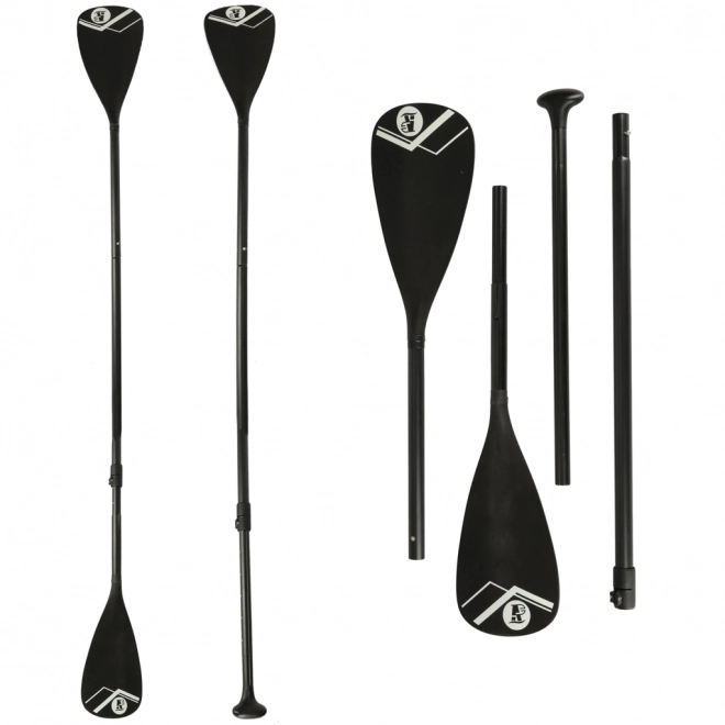 Zložljivo aluminijasto SUP 2v1 nastavljivo kajakaško veslo 175 - 220 cm