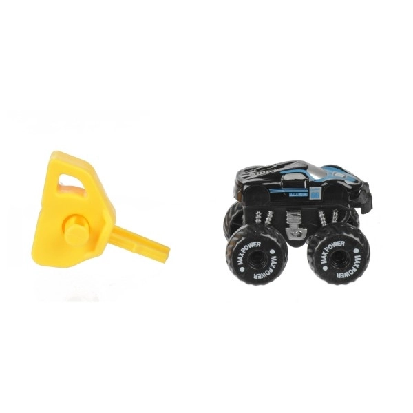 Avto terenskega mini s starterjem plast 4cm v plastičnem jajcu 5x10cm 12kos v škatli