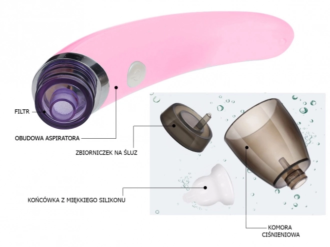 Elektronski otroški nosni aspirator
