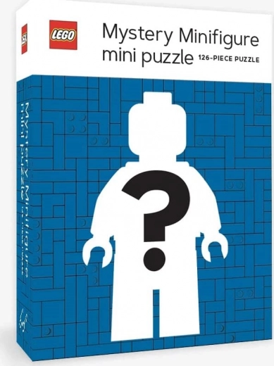Sestavljanka LEGO skrivnostna minifigura 126 kosov – Modra