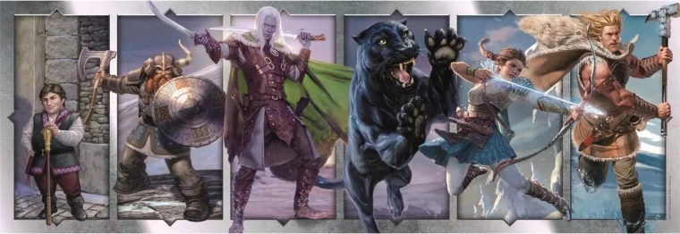 Panoramske sestavljanke CLEMENTONI DUNGEONS & DRAGONS 1000 kosov