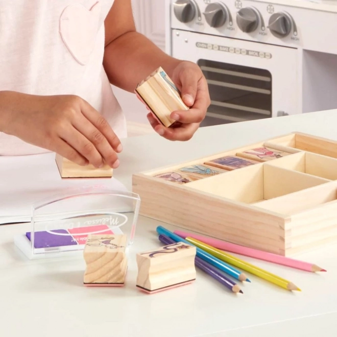 Melissa in Doug - Set žigov Princeske