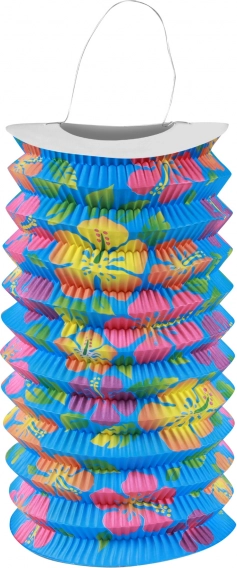 Barviti zložljivi lampijon Havaji 15 cm