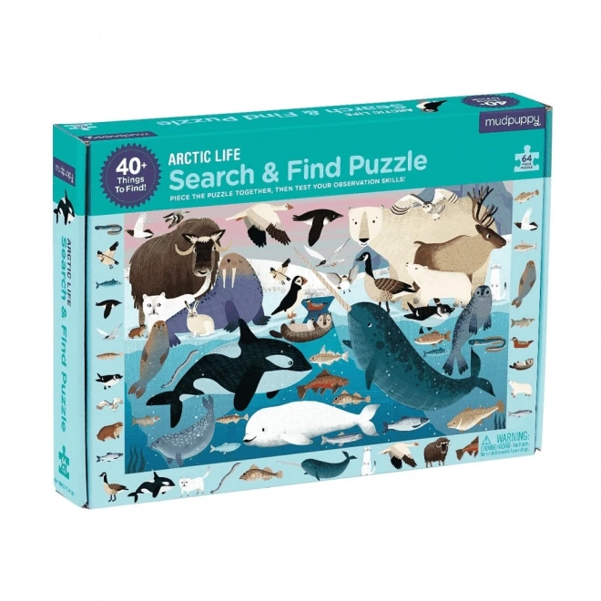 Mudpuppy puzzle Sestavljanka: Življenje v Arktiki